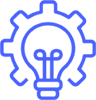 Lightbulb energy efficiency icon