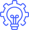 Lightbulb energy efficiency icon