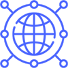 Connecting to the world icon